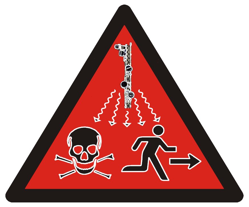 Danger : Ondes électro-magnétiques
